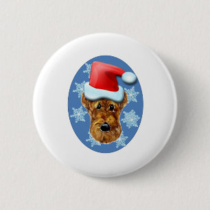 AIREDALE TERRIER BUTTON