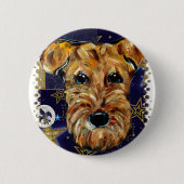 AIREDALE TERRIER BUTTON (Vorderseite)