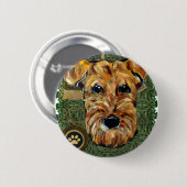 AIREDALE TERRIER BUTTON (Vorne & Hinten)