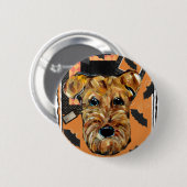 AIREDALE TERRIER BUTTON (Vorne & Hinten)