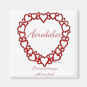 Airedale Terrier Café Al Porto Magnet