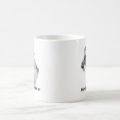 Airedale Terrier Charcoal Kaffeetasse (Mittel)