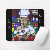 Airedale Terrier, Chef Le Mauspad (Mit Mouse)