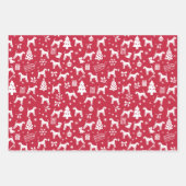 Airedale Terrier Christmas Geschenkpapier Set (Vorderseite)