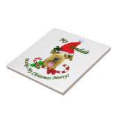 Airedale Terrier Christmas Merry Fliese (Seite)