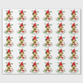 Airedale Terrier Christmas Merry Geschenkpapier (Flach)