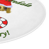 Airedale Terrier Christmas Merry Schneidebrett (Ecke)