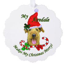 Airedale Terrier Christmas