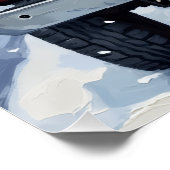 Airedale Terrier Christmas Red Truck Holiday Poster (Ecke)