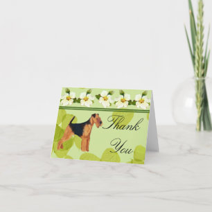 Airedale Terrier Danke-Karte Dankeskarte
