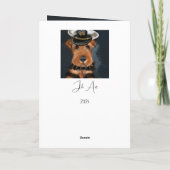 AIREDALE TERRIER DANKESKARTE (Rückseite)