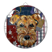 AIREDALE TERRIER DARTSCHEIBE (vorne)