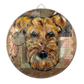 AIREDALE TERRIER DARTSCHEIBE (vorne)