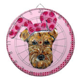 AIREDALE TERRIER DARTSCHEIBE (vorne)