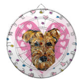 AIREDALE TERRIER DARTSCHEIBE (vorne)