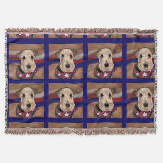 AIREDALE TERRIER DECKE (Vorderseite)