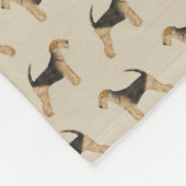 Airedale Terrier Decke (Ecke)