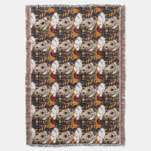 Airedale Terrier Decke (Vorderseite Vertikal)