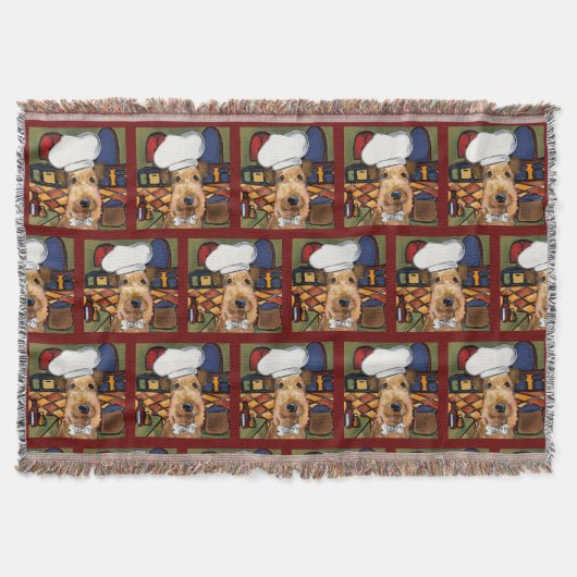 Airedale Terrier Decke (Vorderseite)