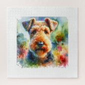 Airedale Terrier Dog 210724AREF119 - Watercolor Puzzle (Vertikal)