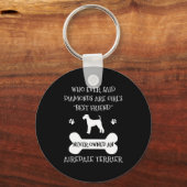 Airedale Terrier Dog Bester Freund Schlüsselanhänger (Vorderseite)