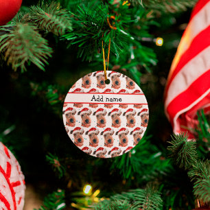 Airedale Terrier Dog Breed Christmas Keramik Ornament