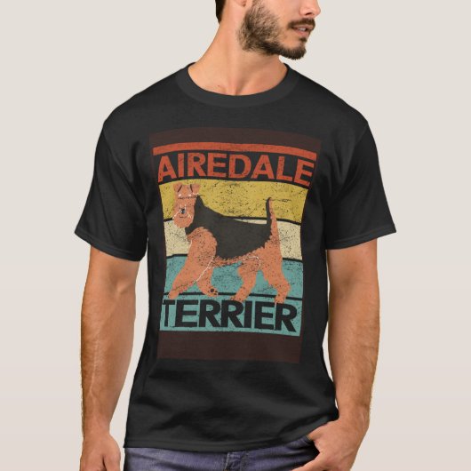 Airedale Terrier Dog Dog Owner Airedale Terrier T-Shirt (Vorderseite)