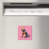 Airedale Terrier Dog Magnet (In Situ (Geschirrspüler))
