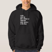 Airedale Terrier Dog Owner Coffee Saying Hoodie (Vorderseite)