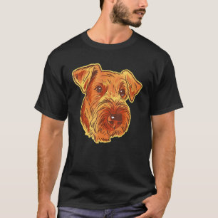 Airedale Terrier Dog Portrait T-Shirt