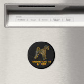 Airedale TerrieR Dog Silhouette Fun Halloween Magnet (In Situ (Geschirrspüler))
