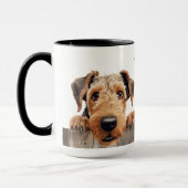 Airedale Terrier Dog Tasse (Links)