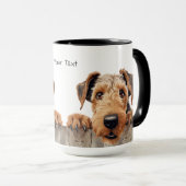 Airedale Terrier Dog Tasse (VorderseiteRechts)