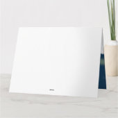 Airedale Terrier Dog Weihnachten Weihnachtsmann Karte (Rückseite)