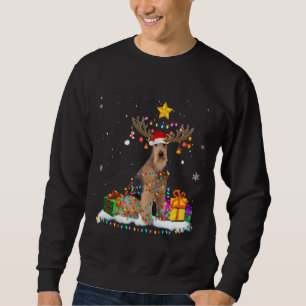 Airedale Terrier Dog Weihnachtsmann Weihnachten We Sweatshirt