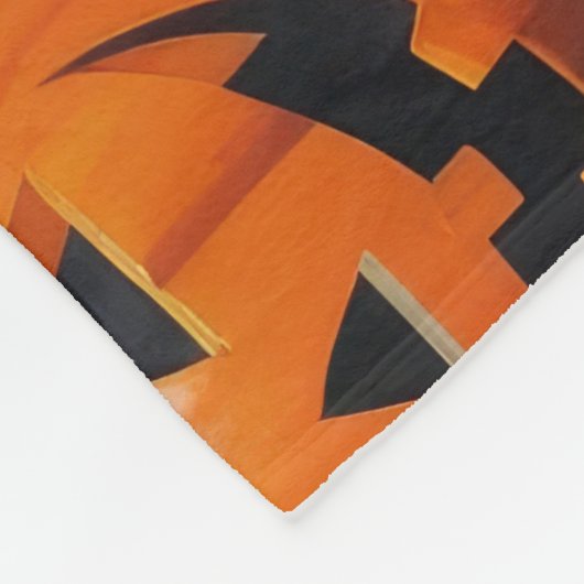 Airedale Terrier Dogs Pumpkin Halloween Funny Fleecedecke (Ecke)