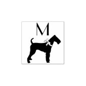 Airedale Terrier Doppy Puppy Gummistempel (Prägung)