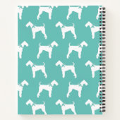 Airedale Terrier Doppy Puppy Notizblock (Rückseite)