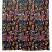 AIREDALE TERRIER DUSCHVORHANG (Vorderseite)