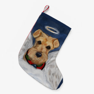 Airedale Terrier Engel Kleiner Weihnachtsstrumpf