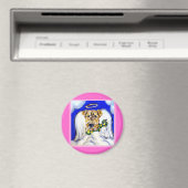Airedale Terrier Engel Magnet (In Situ (Geschirrspüler))