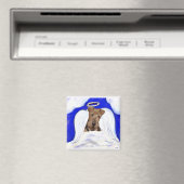 Airedale Terrier Engel Magnet (In Situ (Geschirrspüler))