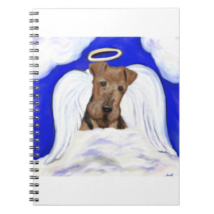 Airedale Terrier Engel Notizblock