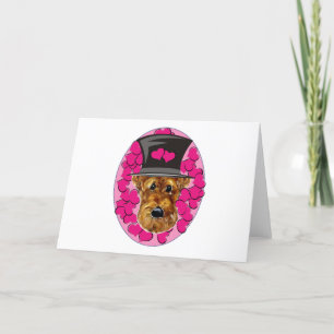 AIREDALE TERRIER FEIERTAGSKARTE