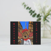 Airedale Terrier Feiertagspostkarte (Stehend Vorderseite)