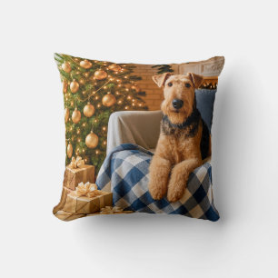 Airedale Terrier Ferien Kissen