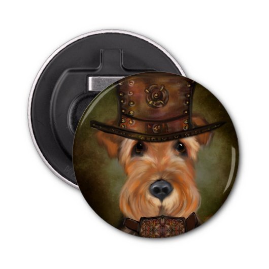 AIREDALE TERRIER FLASCHENÖFFNER (Vorderseite)