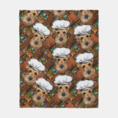 Airedale Terrier Fleecedecke (Vorderseite)