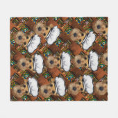 Airedale Terrier Fleecedecke (Vorderseite (Horizontal))