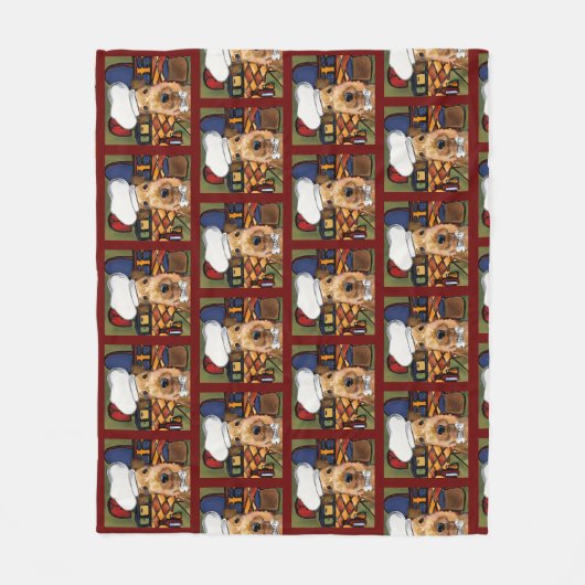 Airedale Terrier Fleecedecke (Vorderseite)